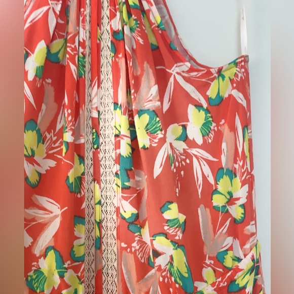 Ella Moss Orange Floradita Maxi Dress - Picture 7 of 13